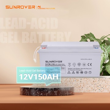Best Cost Gel 12V Lead Acid Battery 150ah  Deep Cycle Battery Home Energy Storage Battery