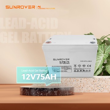 Solar Lead-Acid Batteries 12V  75Ah Gel Battery for Solar Panels